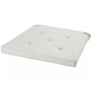 IKEA JUSTINA Chair Pad, Natural, 17/14x16x2" (305.869.81) NEW